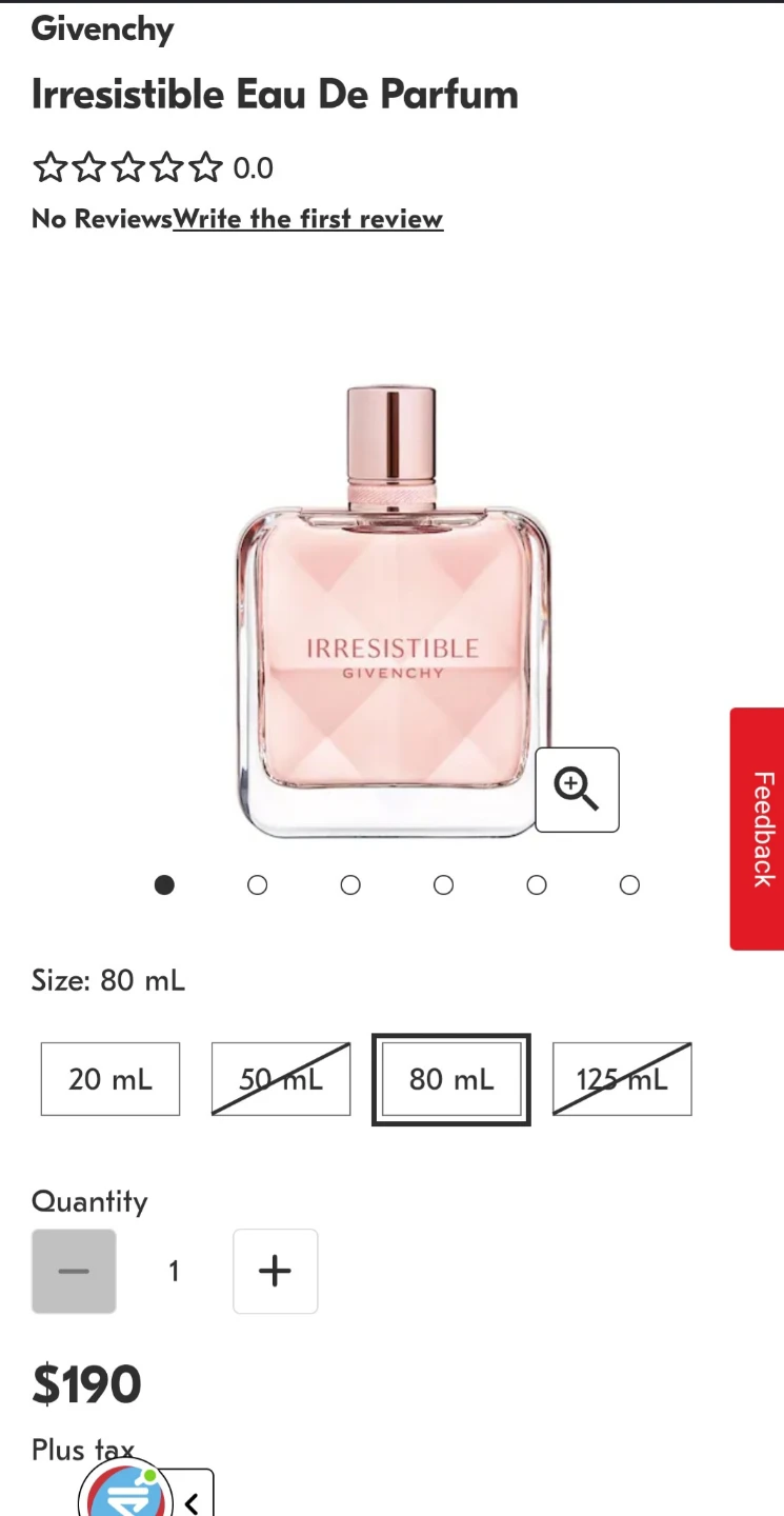 Givenchy Irresistible Eau de Parfum 80ml