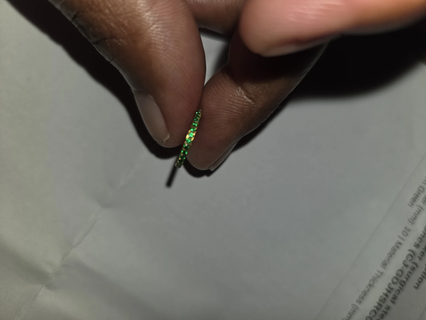 Piercing Clicker Surgical Steel Gold Crystal Stones✨️💚