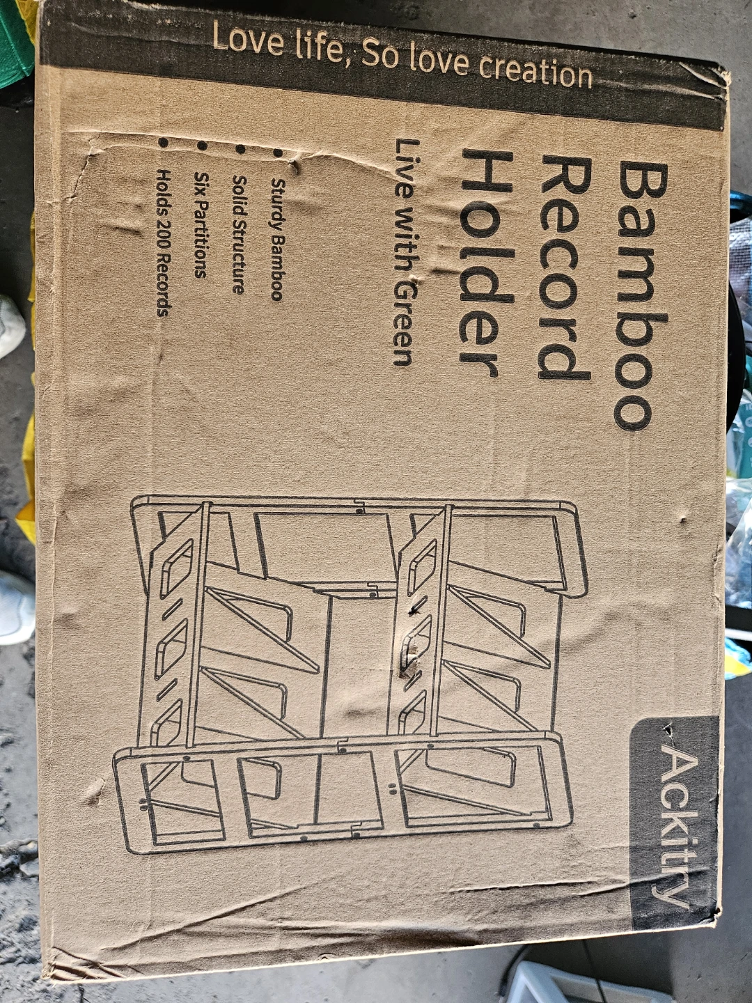 Ackity Bamboo Record Holder