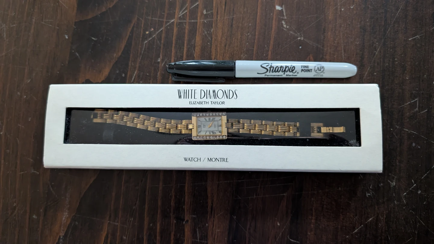 Elizabeth Taylor White Diamonds Watch