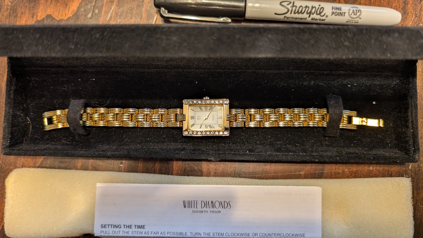 Elizabeth Taylor White Diamonds Watch - photo 3