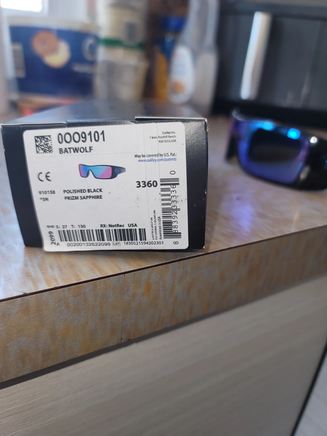 Oakley Batwolf Sunglasses Polished Black/Prizm Sapphire - photo 2