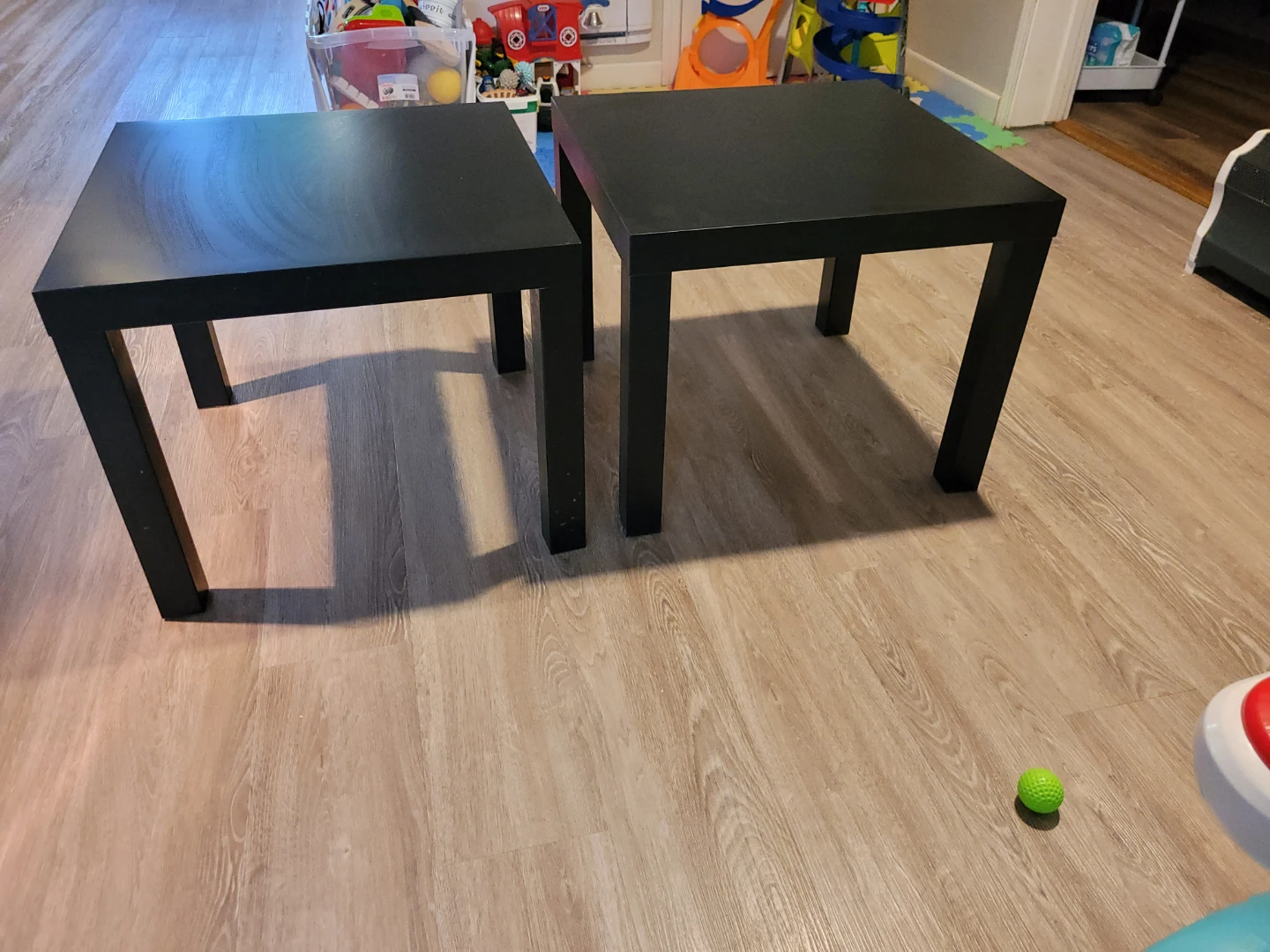 2x Black Side Tables - photo 3