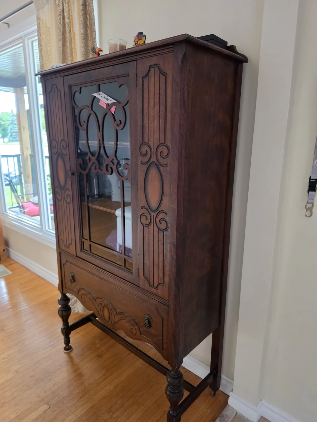 Antique Wooden China Cabinet - photo 2