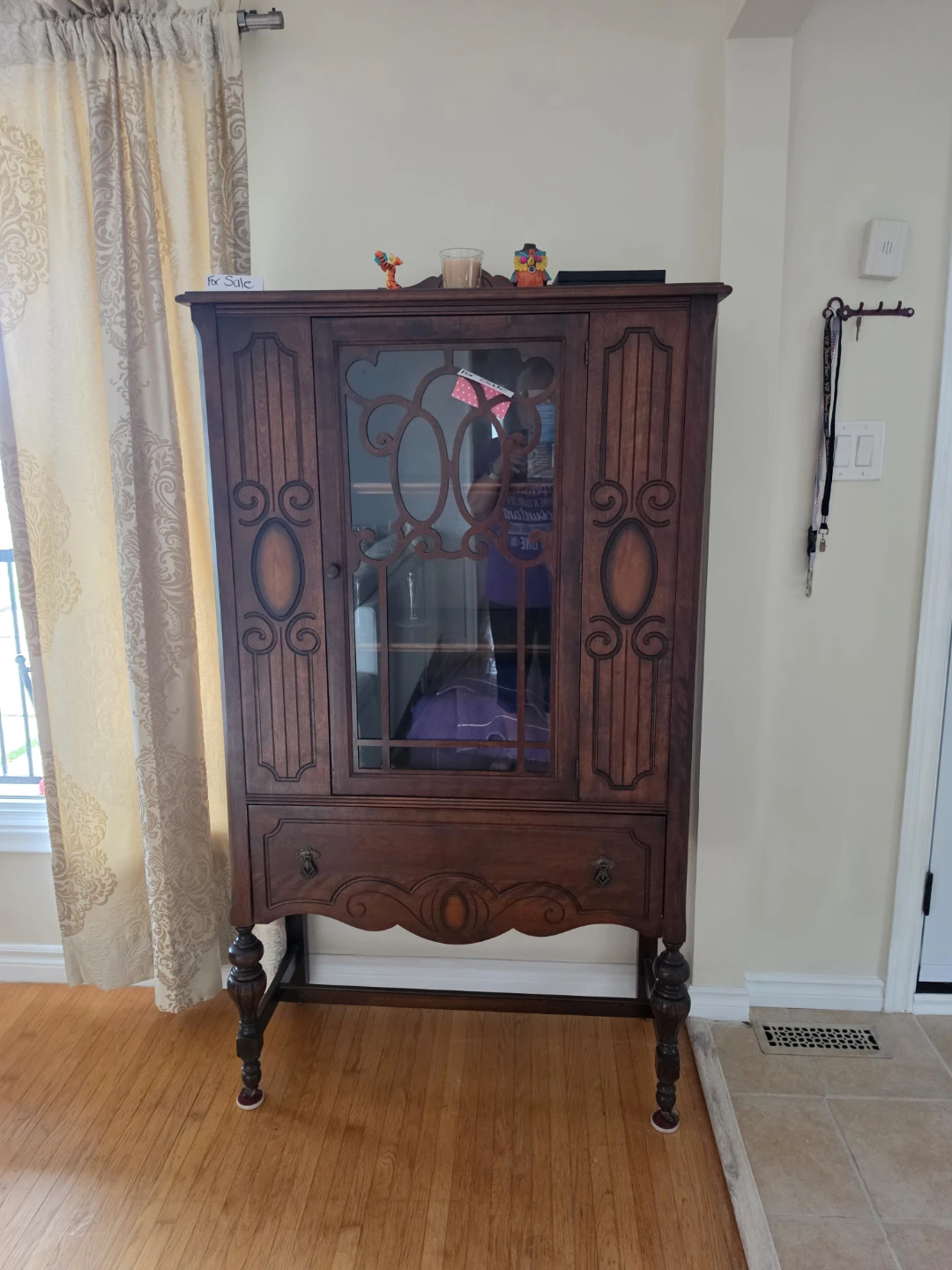 Antique Wooden China Cabinet - photo 3