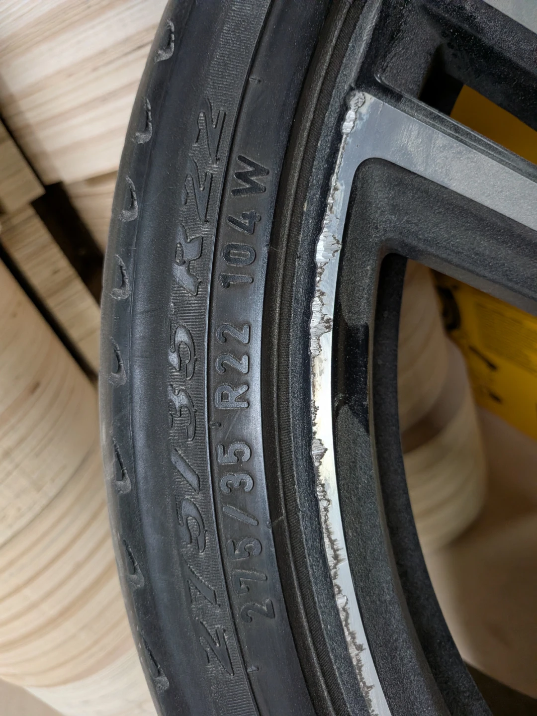 Original Volvo rims and Pirelli 275/35 R22 Tires (Set of 4) - photo 4