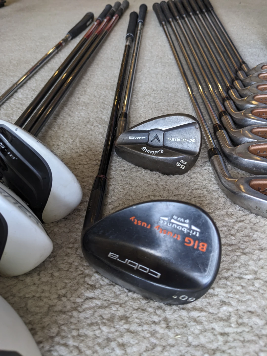 Callaway X Series & Cobra Big Trusty Rusty Golf Clubs