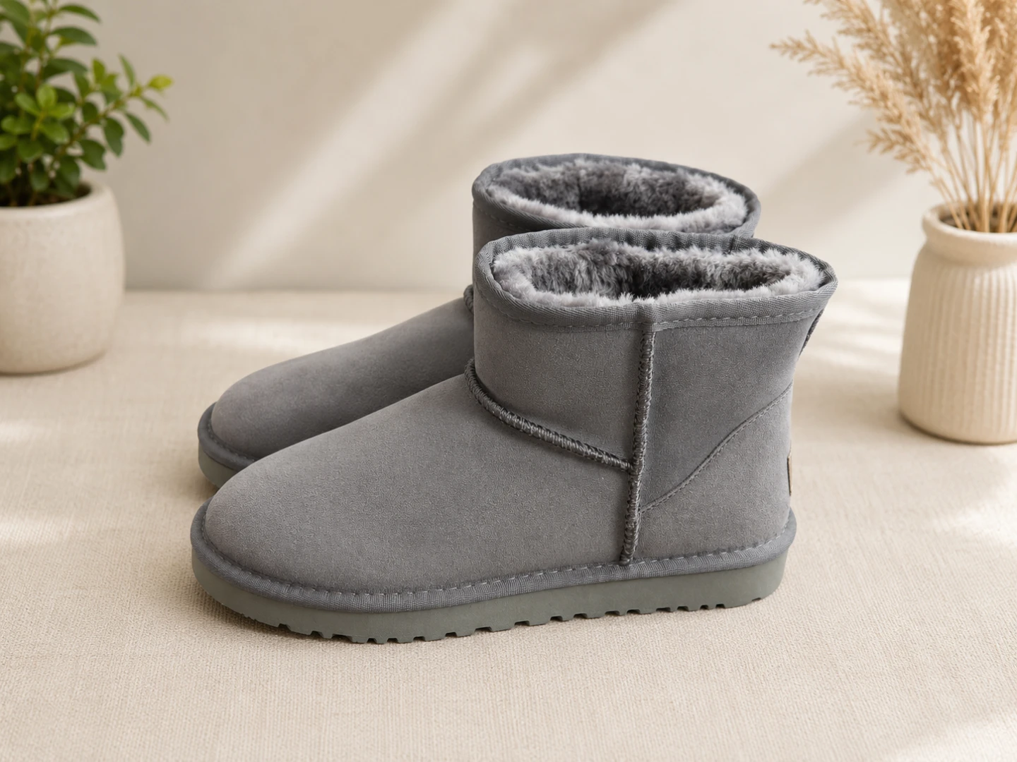 UGG Classic Ultra Mini Grey Boots - photo 2