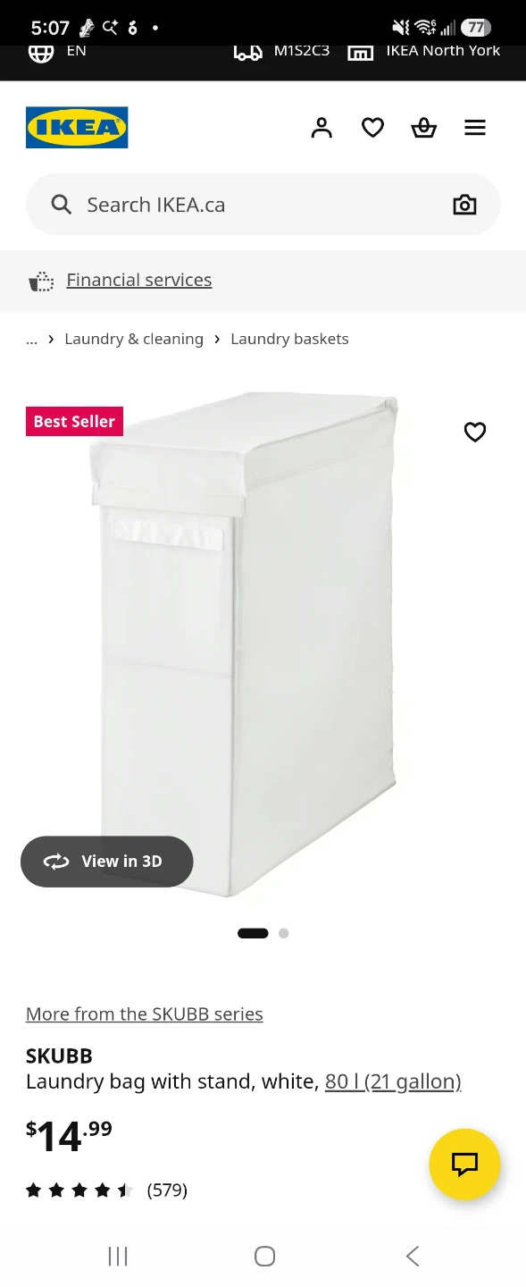 IKEA SKUBB Laundry Bag - photo 3