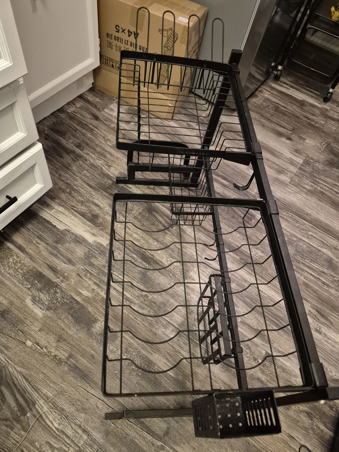 Black Metal Over-the-Sink Dish Rack - photo 3