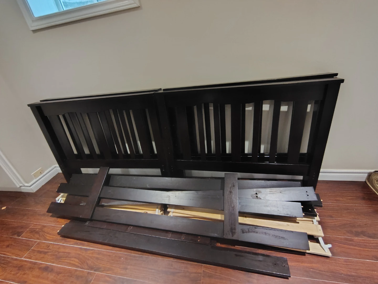Dark Brown Wooden Bunk Bed - photo 3