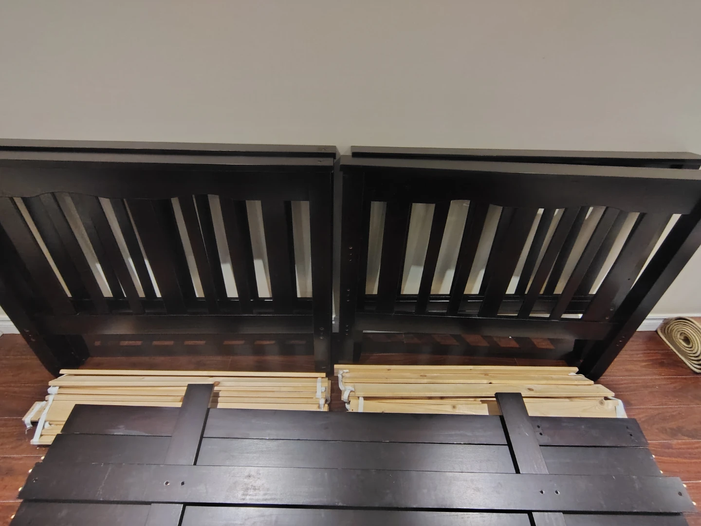 Dark Brown Wooden Bunk Bed - photo 4