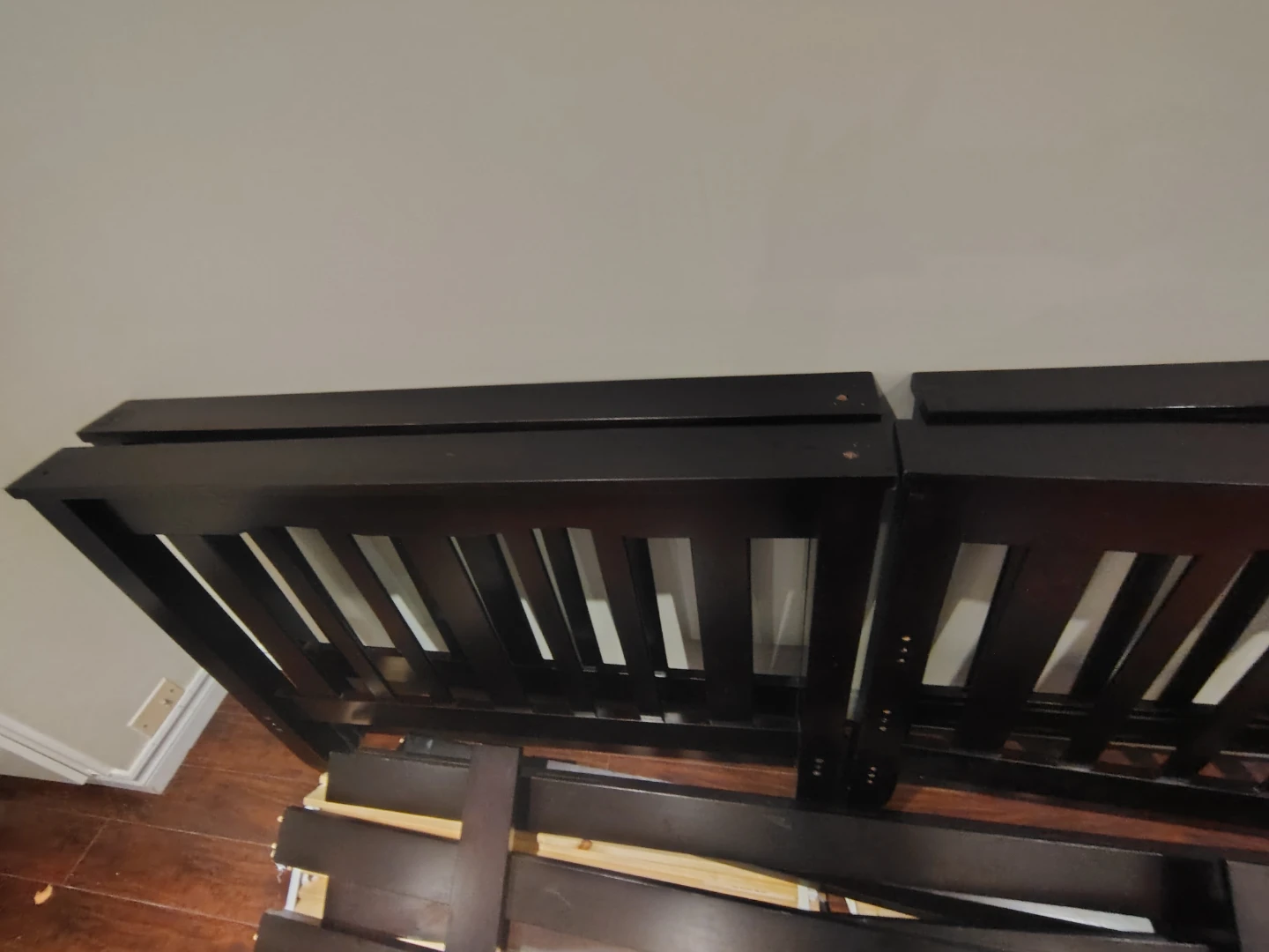 Dark Brown Wooden Bunk Bed - photo 5