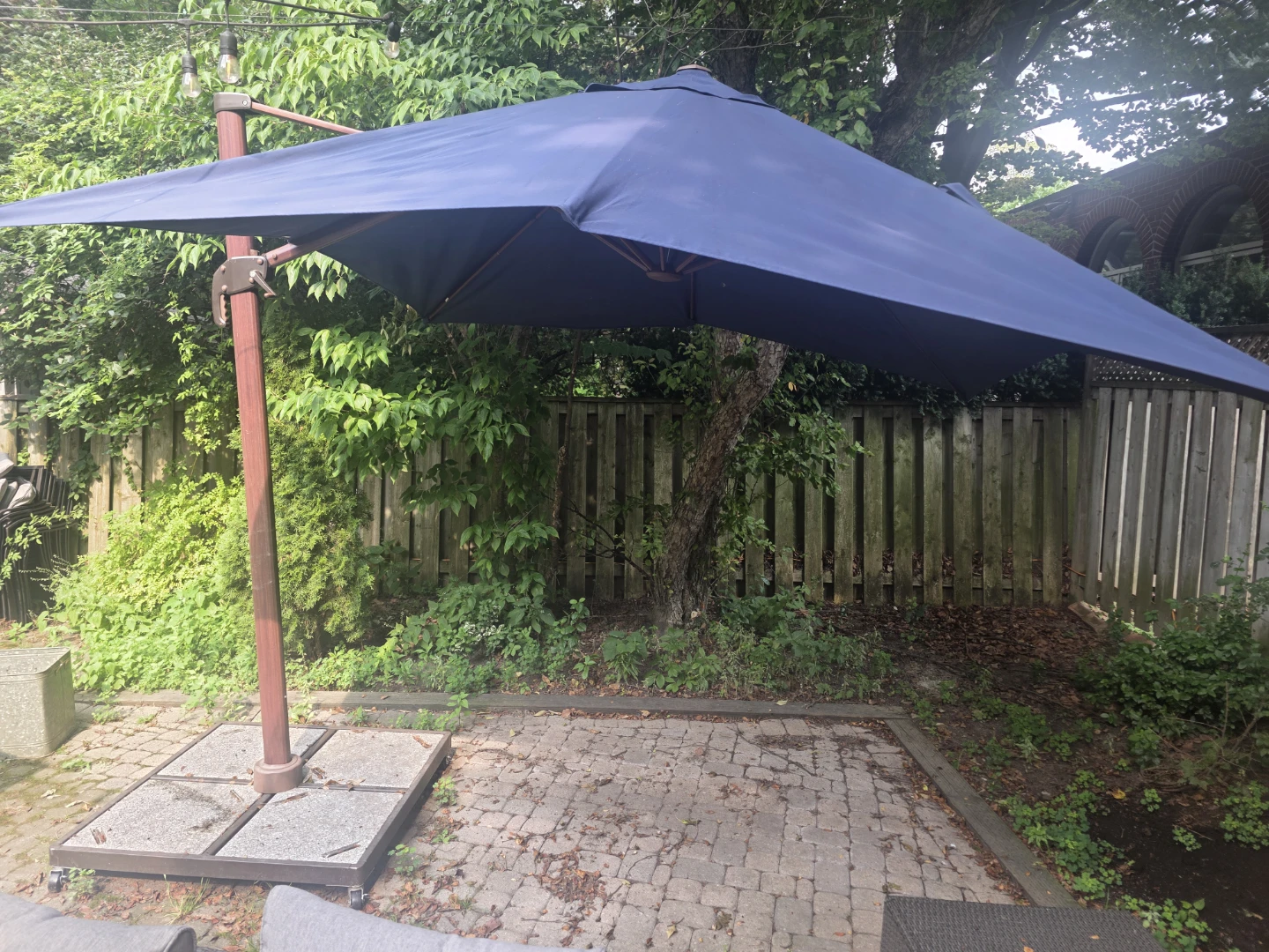 Large Offset Cantilever Patio Umbrella
