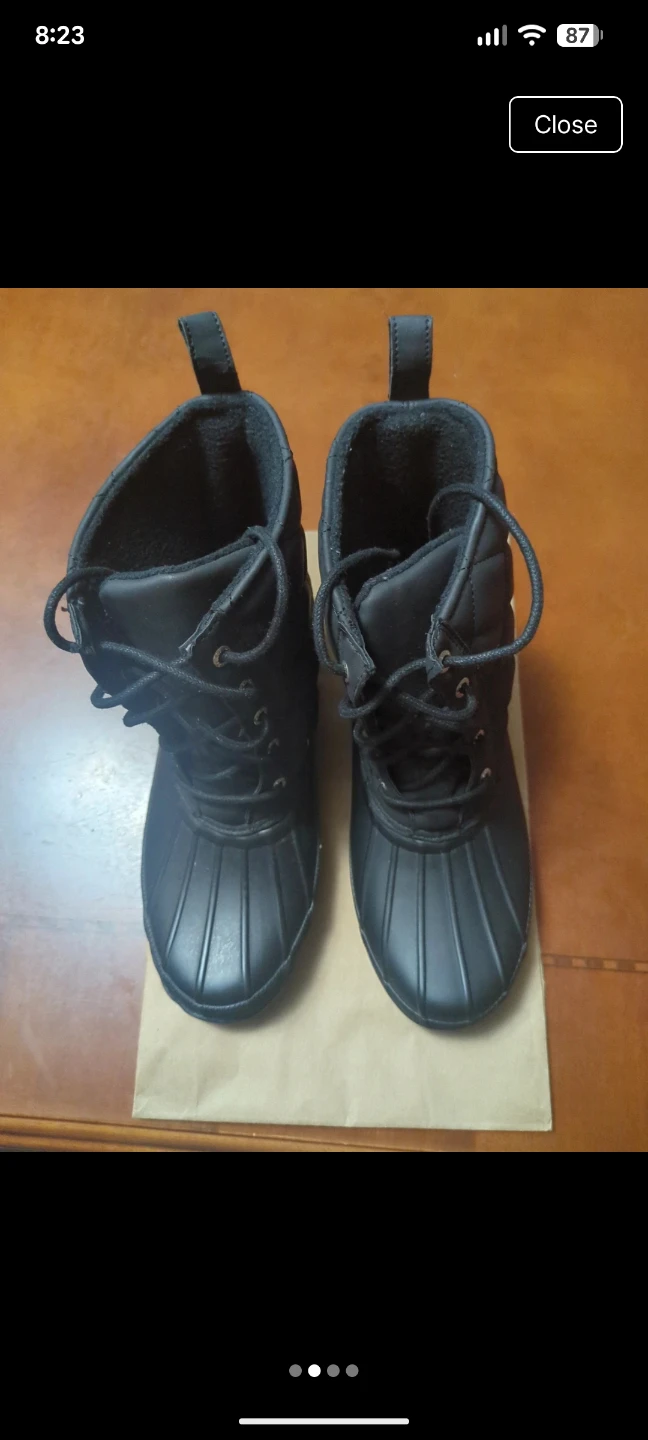 Sperry Black Quilted Duck Boots - photo 2