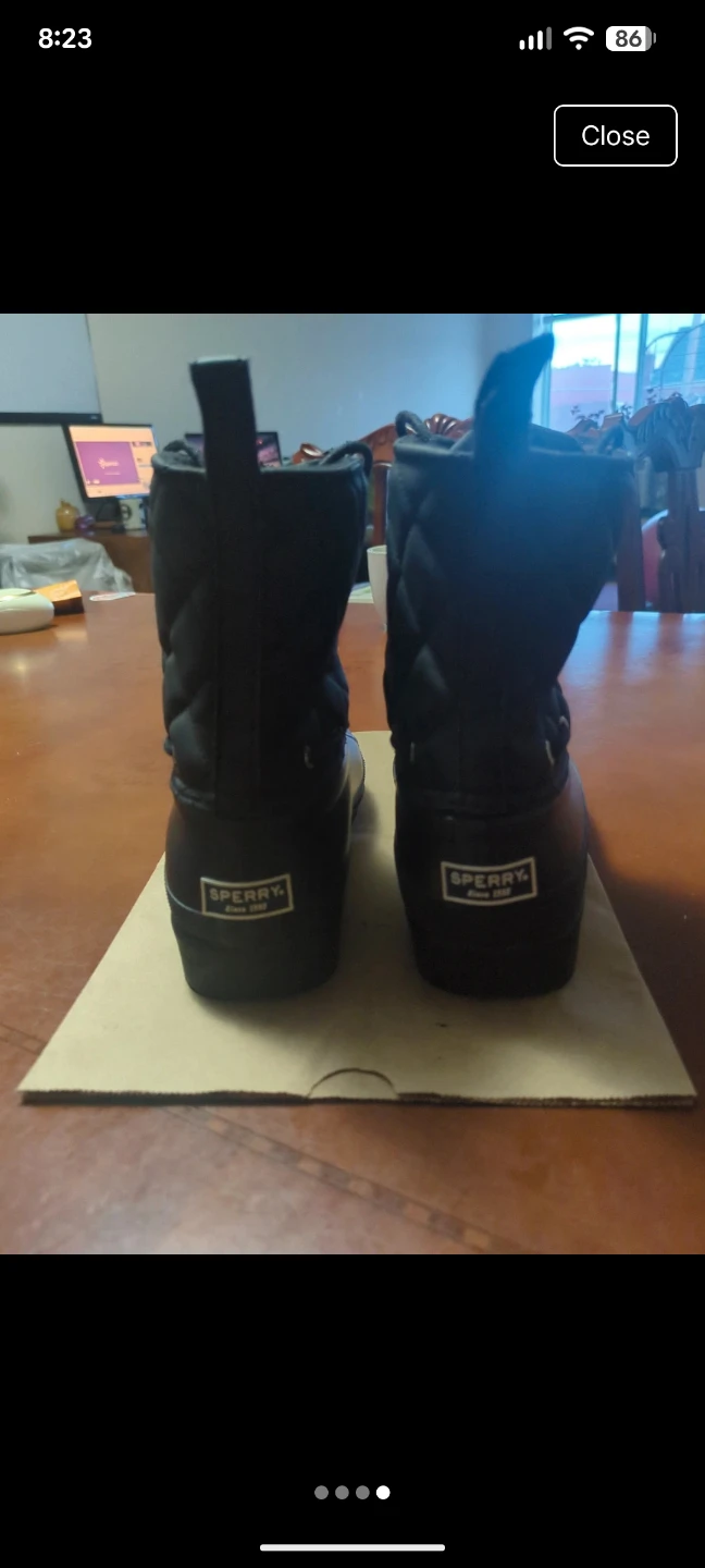 Sperry Black Quilted Duck Boots - photo 4