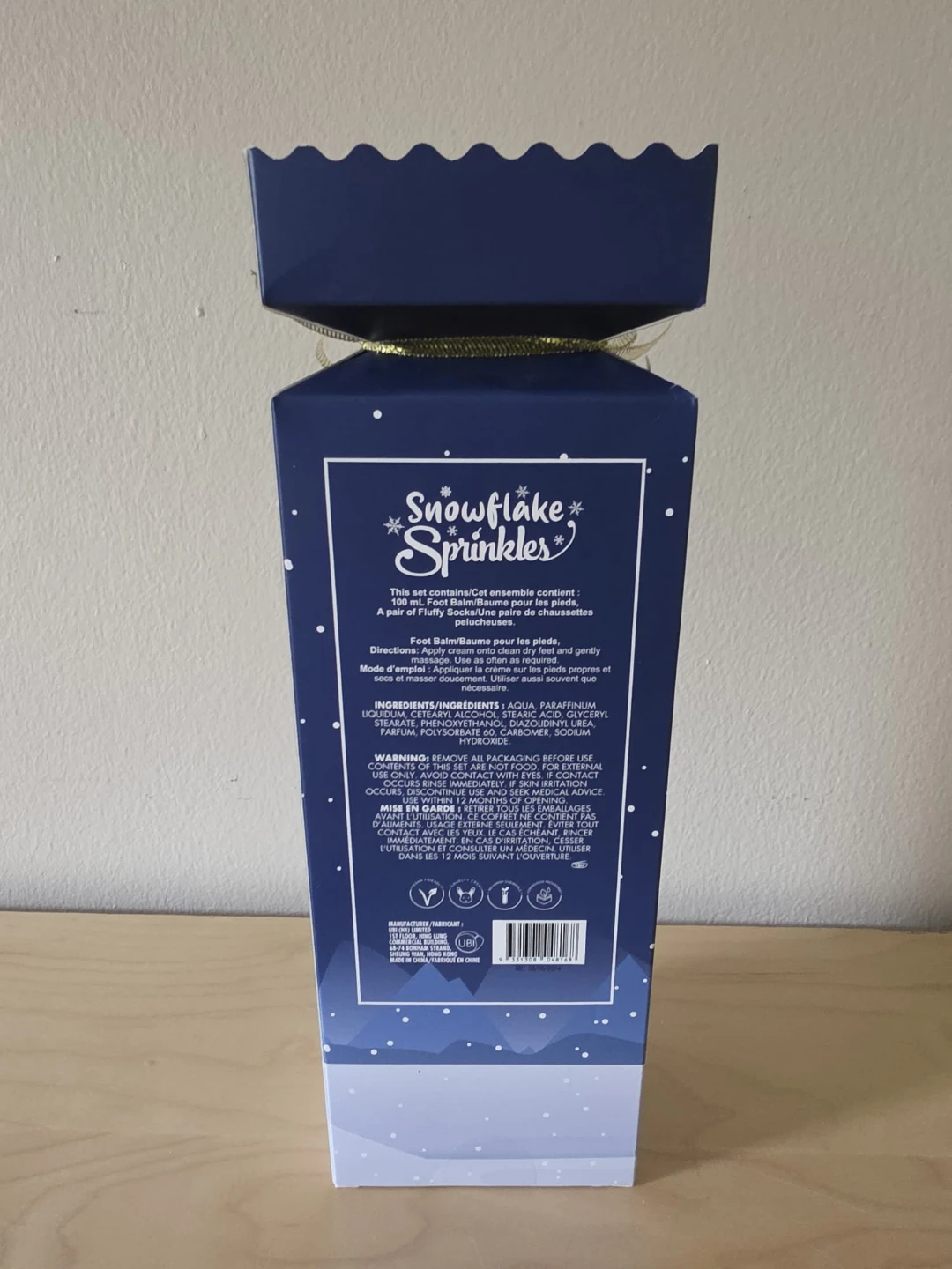 Snowflake Sprinkles Foot Care Set with Socks and Balm - photo 2