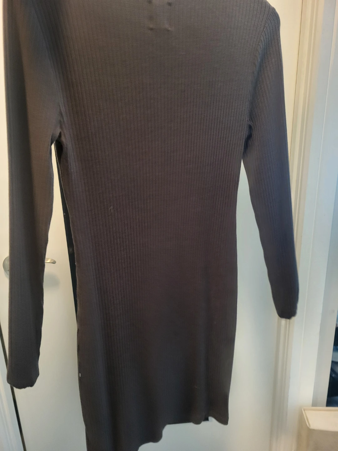 GAP ribbed long sleeve brown dress with Cutout - photo 2