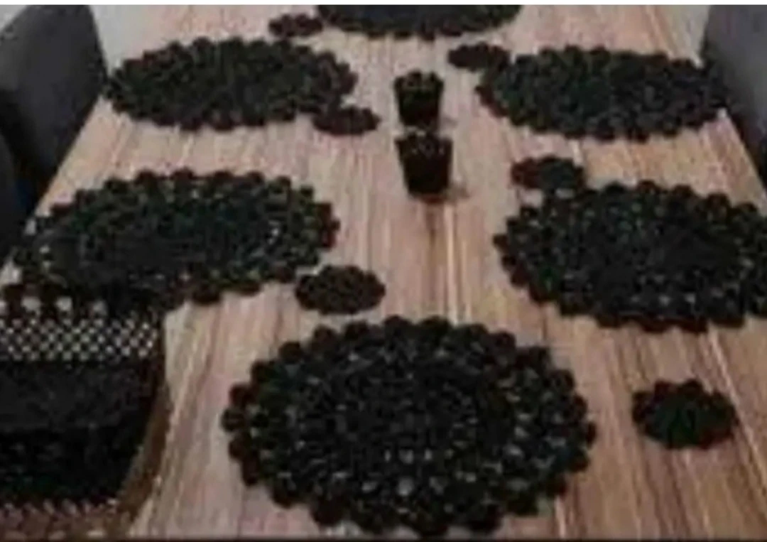 Crocheted Tablecloth and Coaster Set - photo 5