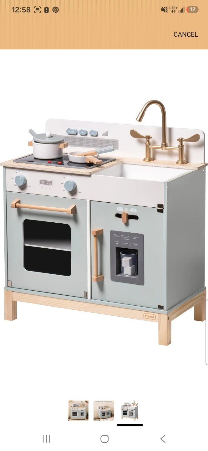 Kids Play Kitchen with Sink and Stove - photo 5