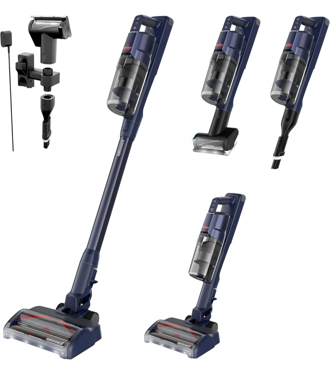 BISSELL PowerClean DualBrush 280W Self-Standing Vacuum, 4196B