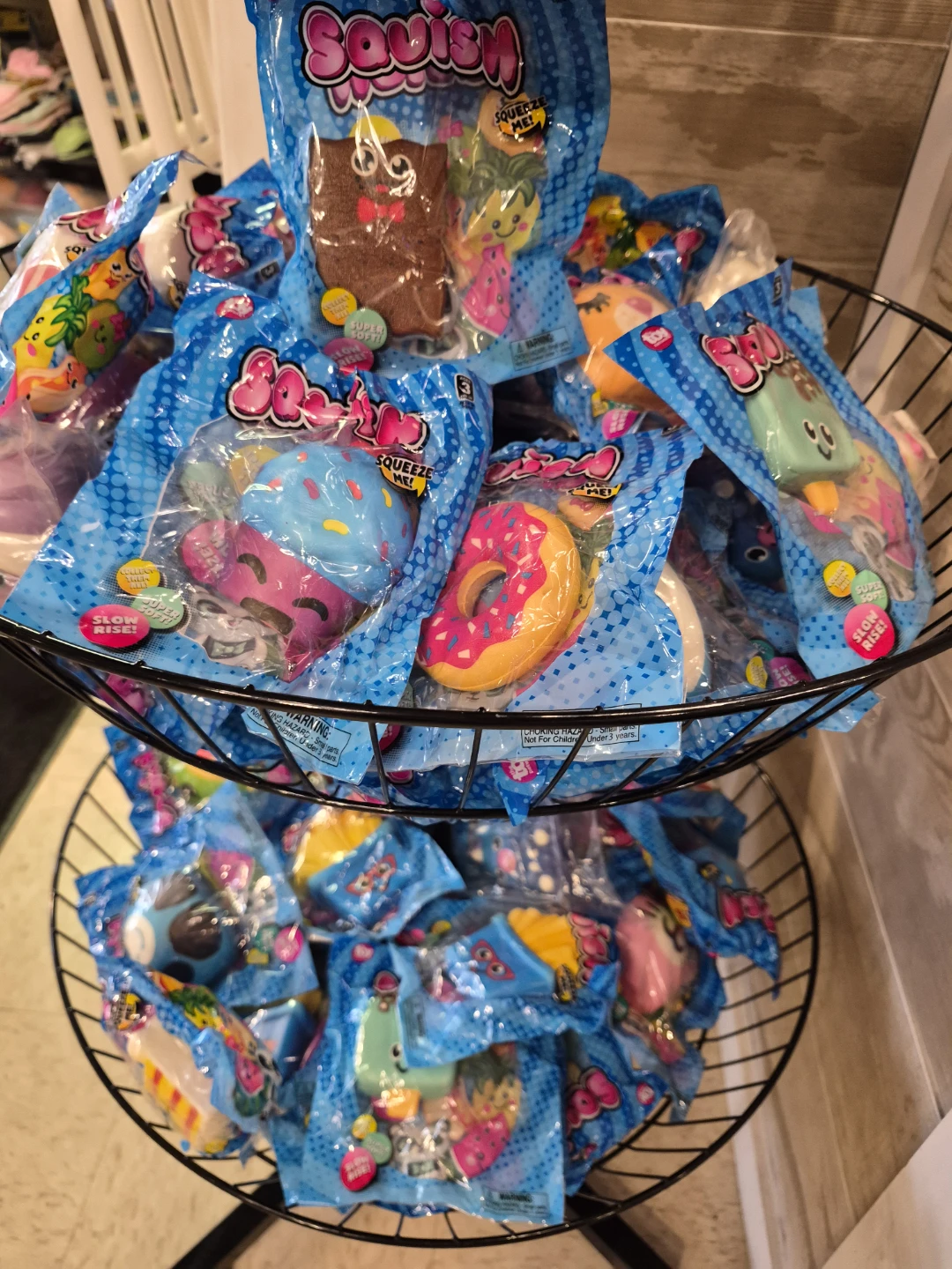 Squishy Toys assorted styles available. $3.99 each