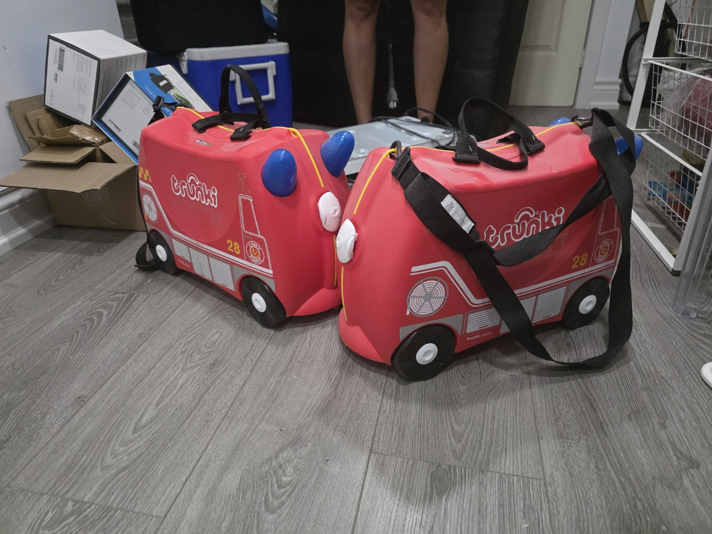 2 Trunki Ride-On Suitcase - Fire Engine