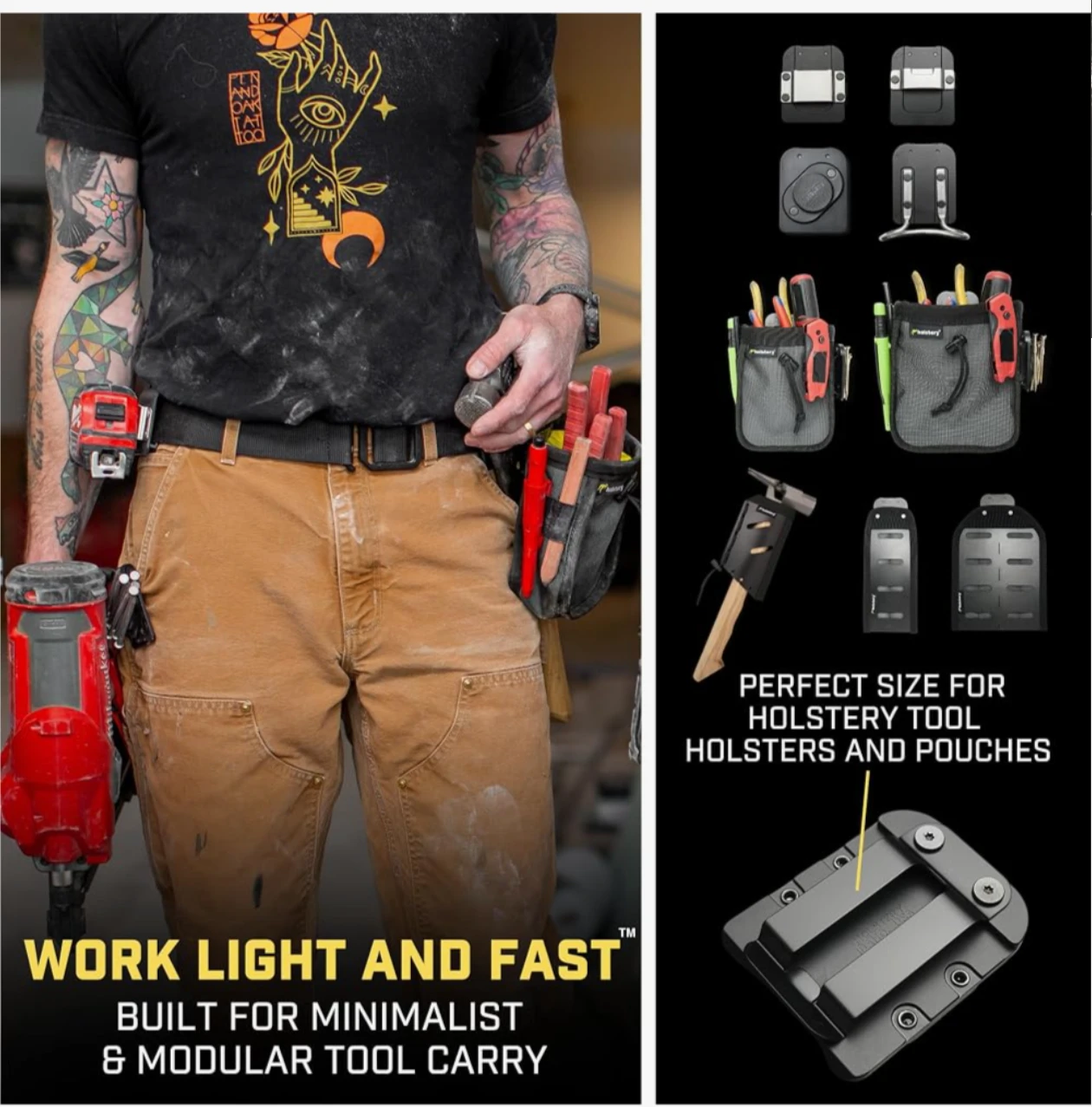HOLSTERY EDC Tool Belt - "Built for Trades Work" - photo 5