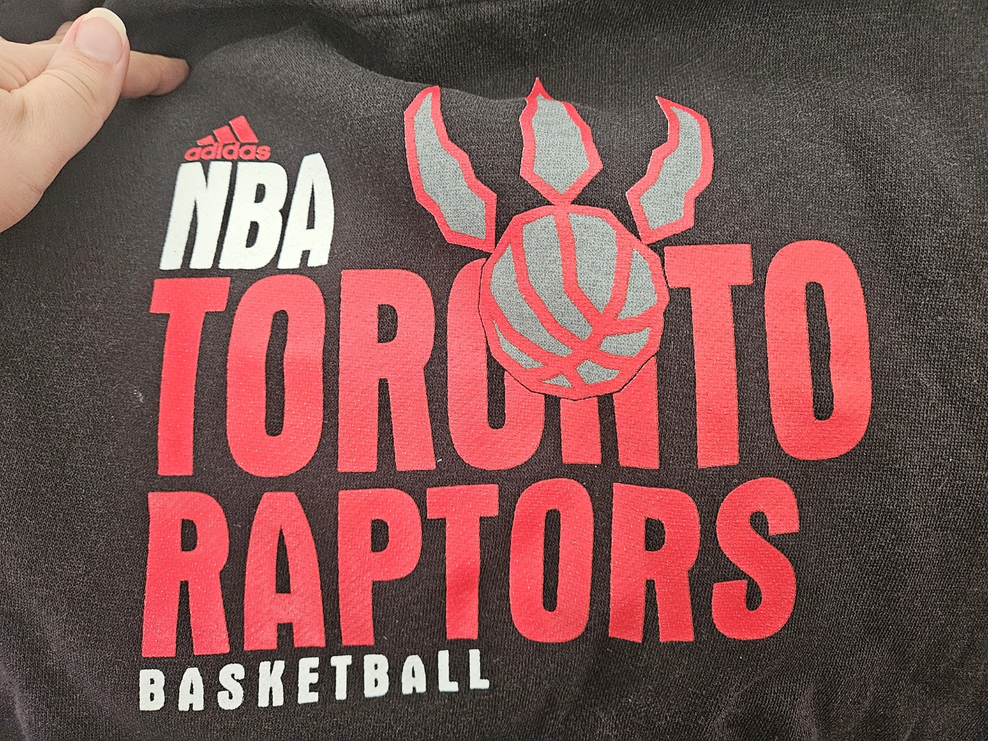 Adidas NBA Toronto Raptors Basketball Hoodie - photo 2