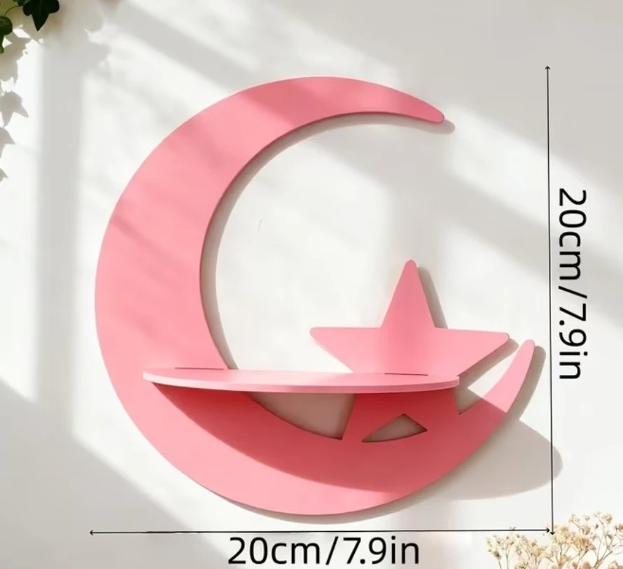 Pink Moon and Star Shelf - photo 2