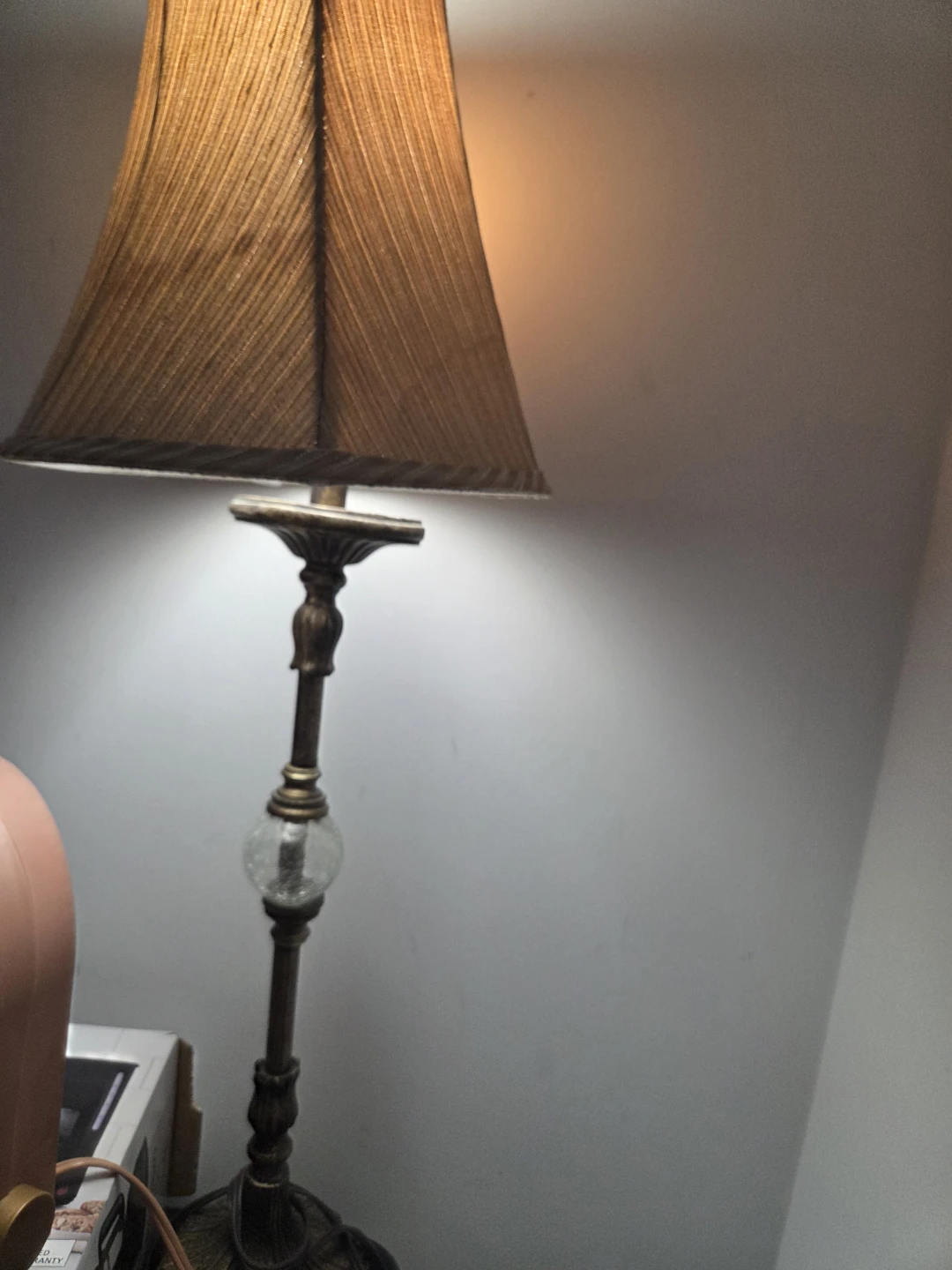 Table Lamp with Textured Shade