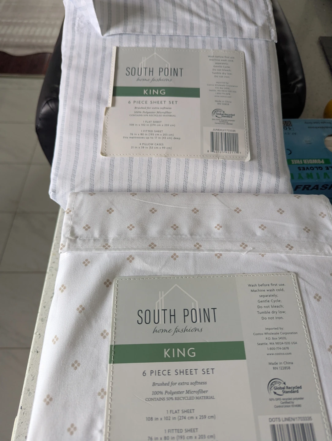 Brand new Queen and  king bed sheets set s from Costco - photo 4