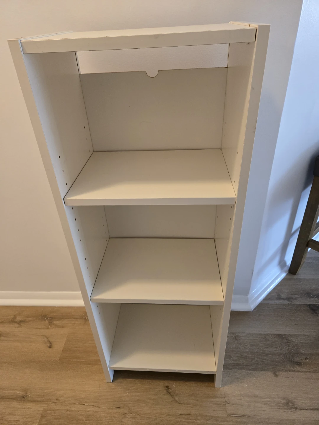 White 4-Shelf Bookcase