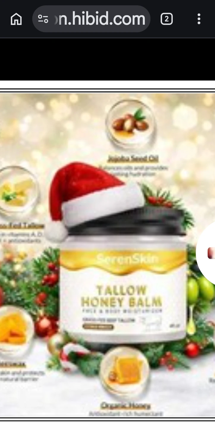 SerenSkin Tallow Honey Balm Face & Body Moisturizer - photo 2