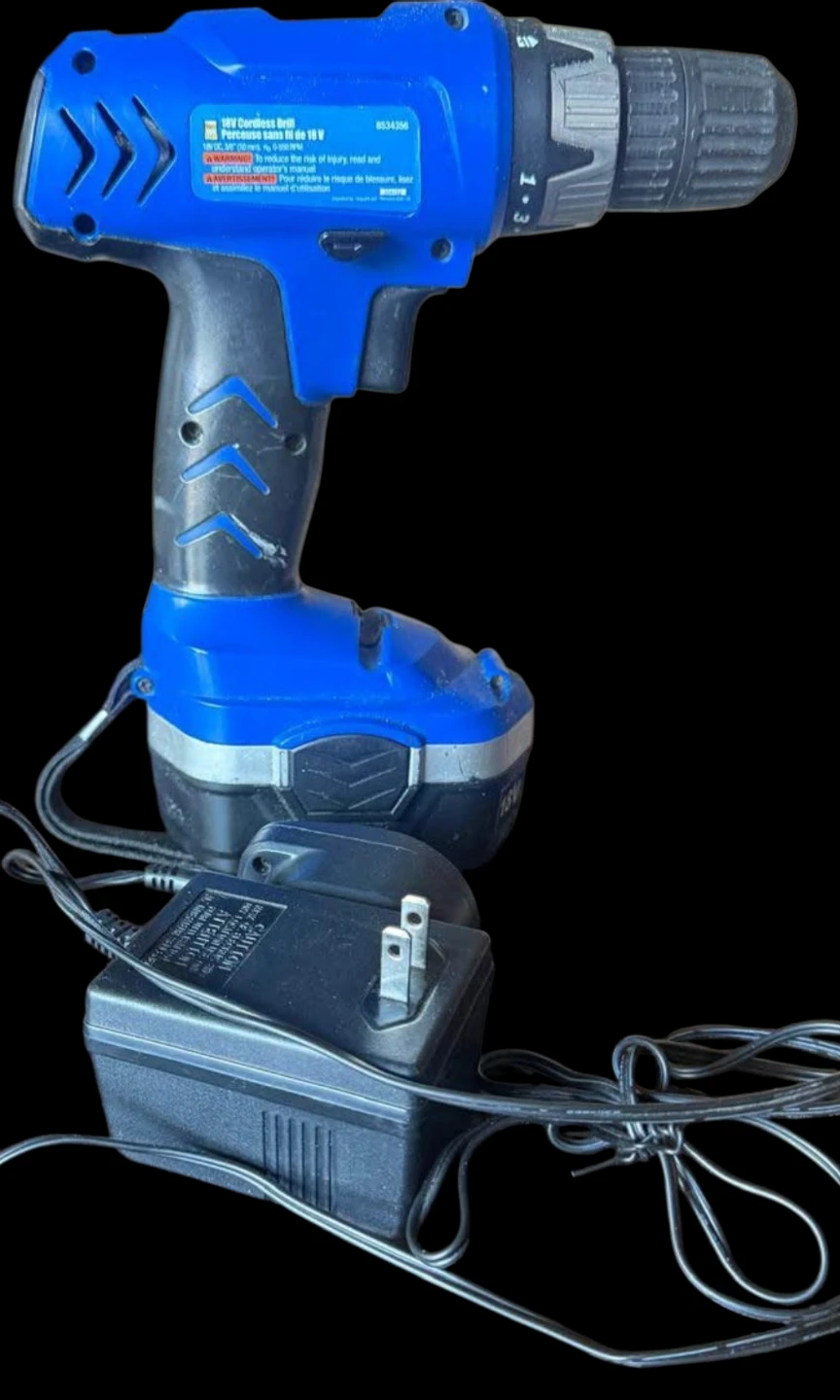 18V Cordless Drill with Charger