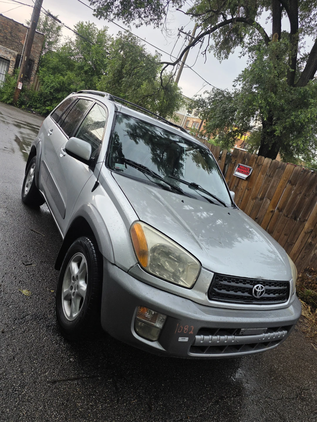 Silver Toyota RAV4 SUV