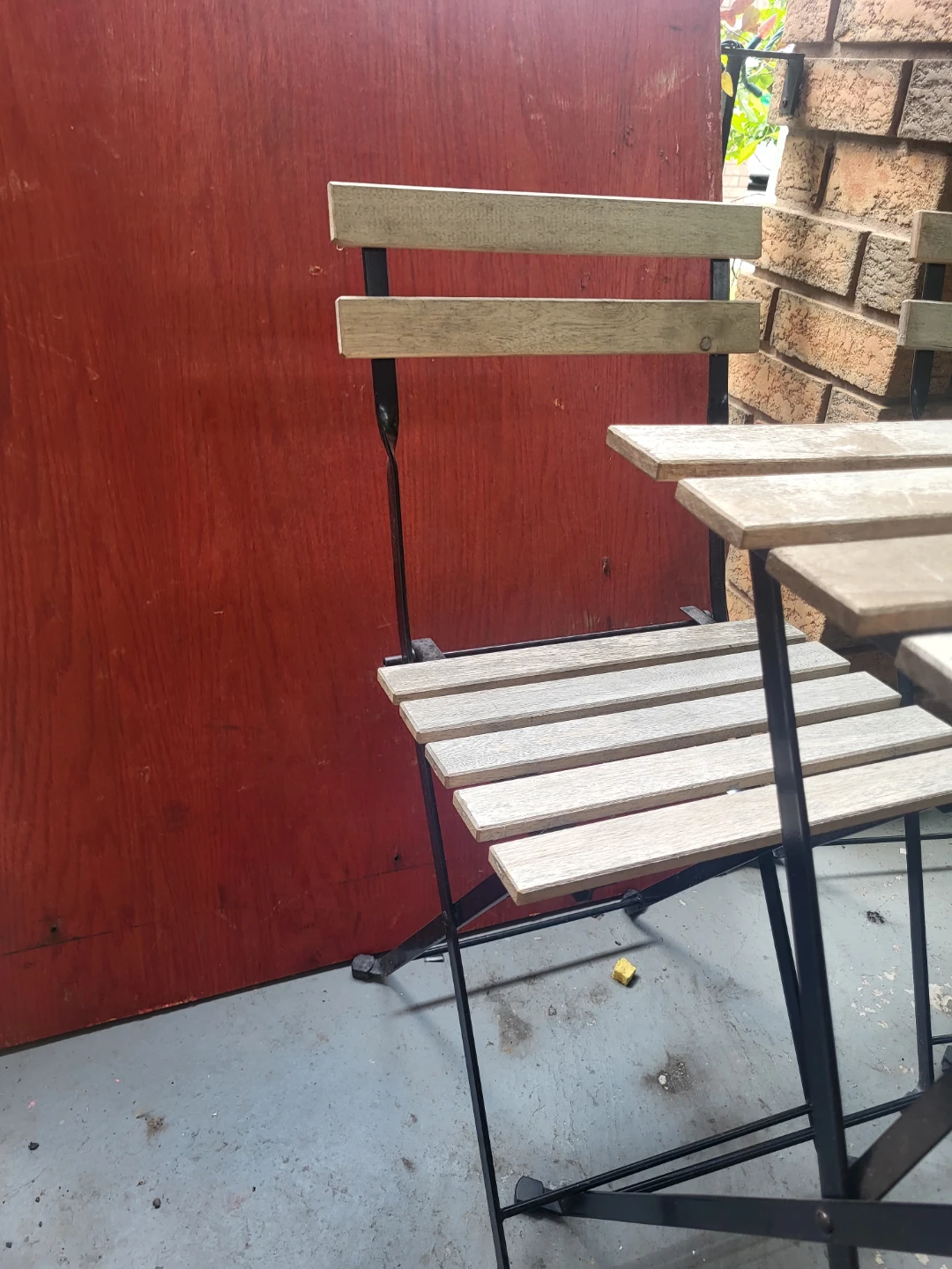 Wooden Slat Bistro Set - photo 4
