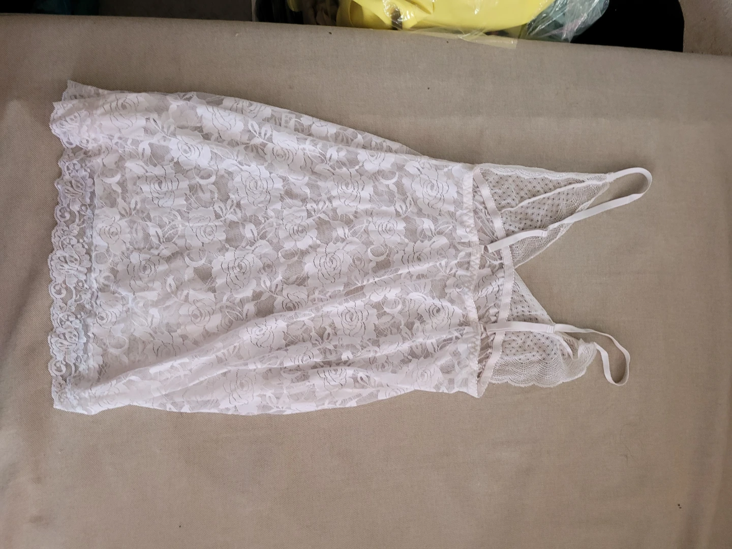 White Lace Chemise - photo 2