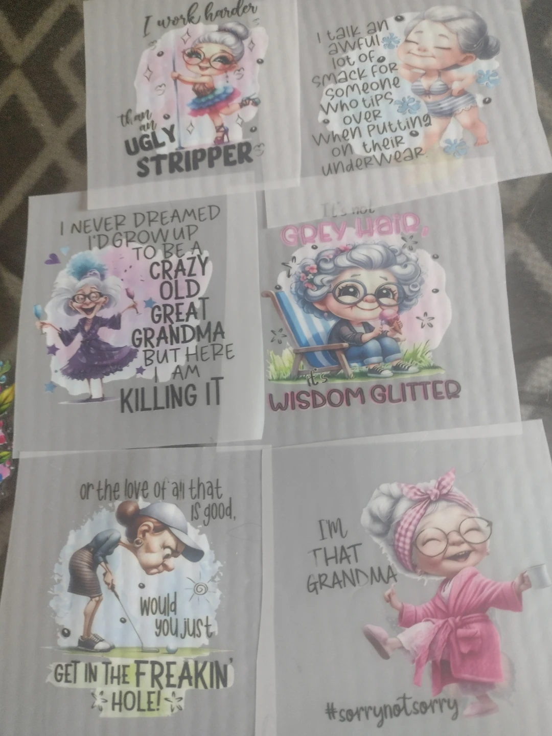 Heat Transfer Vinyl Decals - Assorted Designs - photo 2
