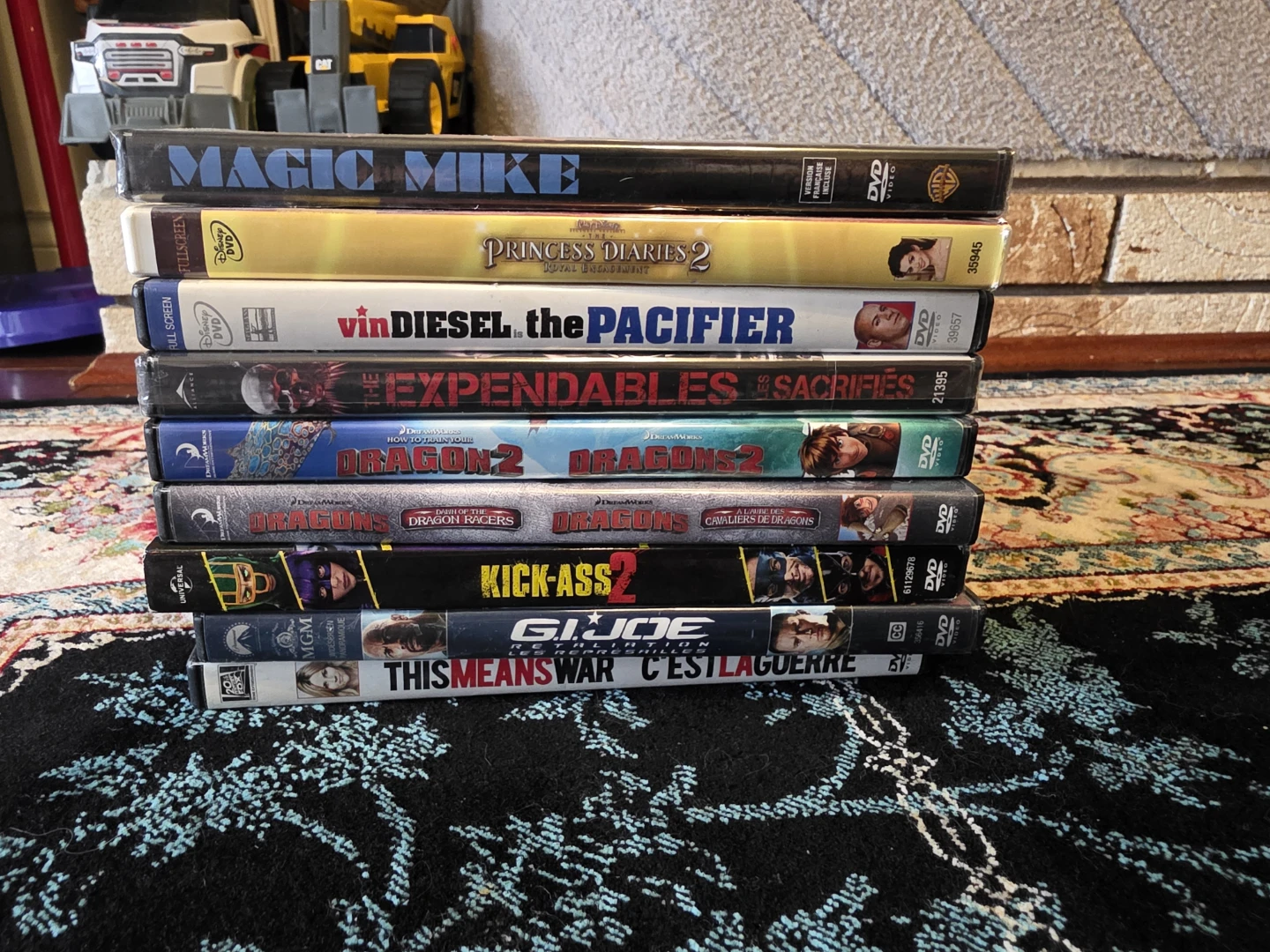 Collection of 9 DVDs
