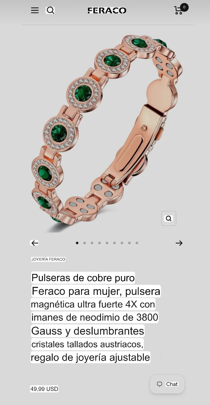 FerraCo Magnetic Copper Bracelet