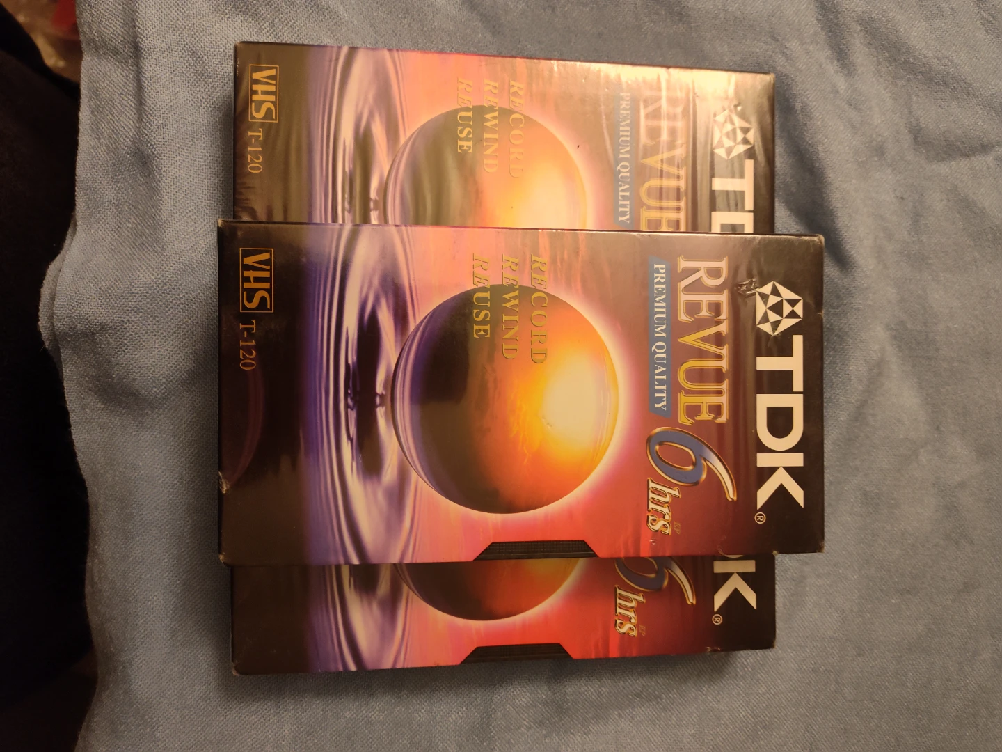 TDK VHS T-120 Revue Video Cassettes