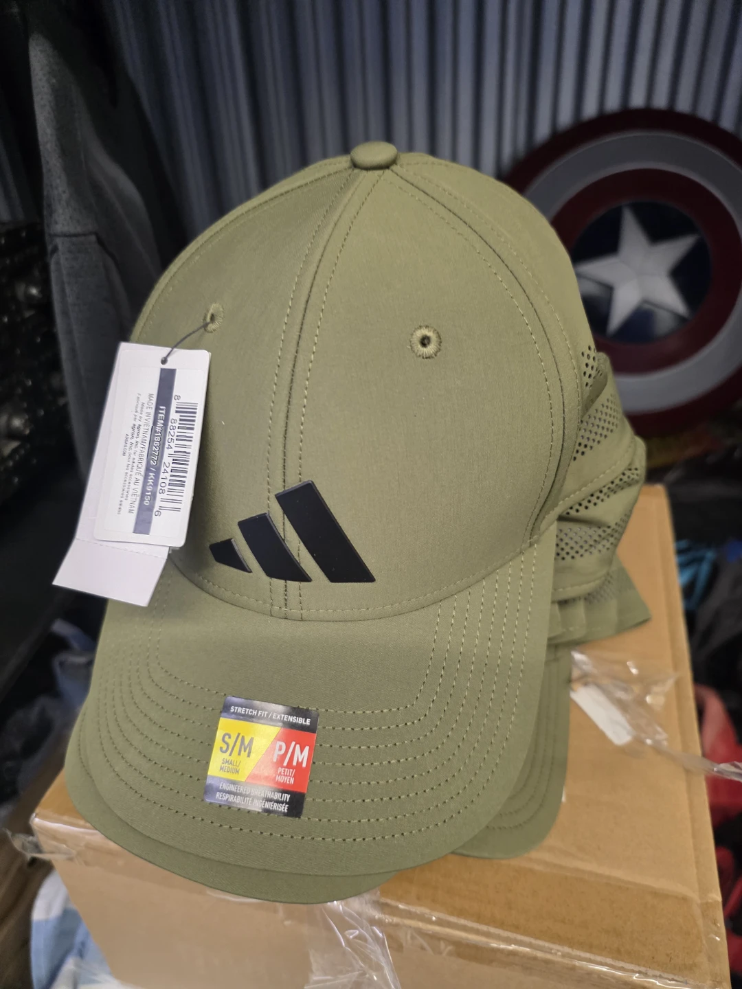 Adidas Hat - Olive Green - S/M - photo 5