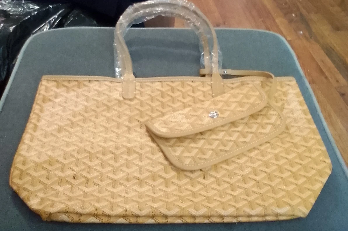 Goyard Tote Bag with Matching Pouch