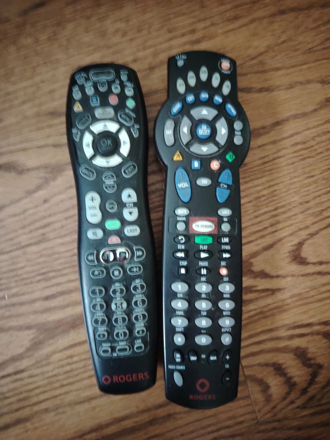 Rogers TV Remotes (Set of 2)