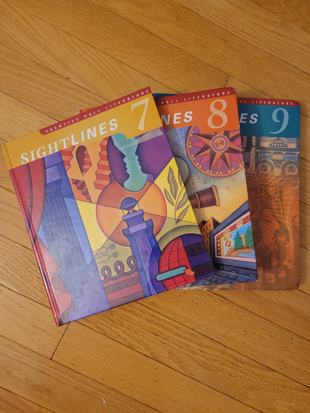 Prentice Hall Literature Sightlines Grade 7, 8 & 9 Textbooks
