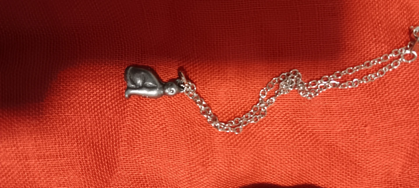 Cat Pendant Necklace in its own cat jewel box - photo 3