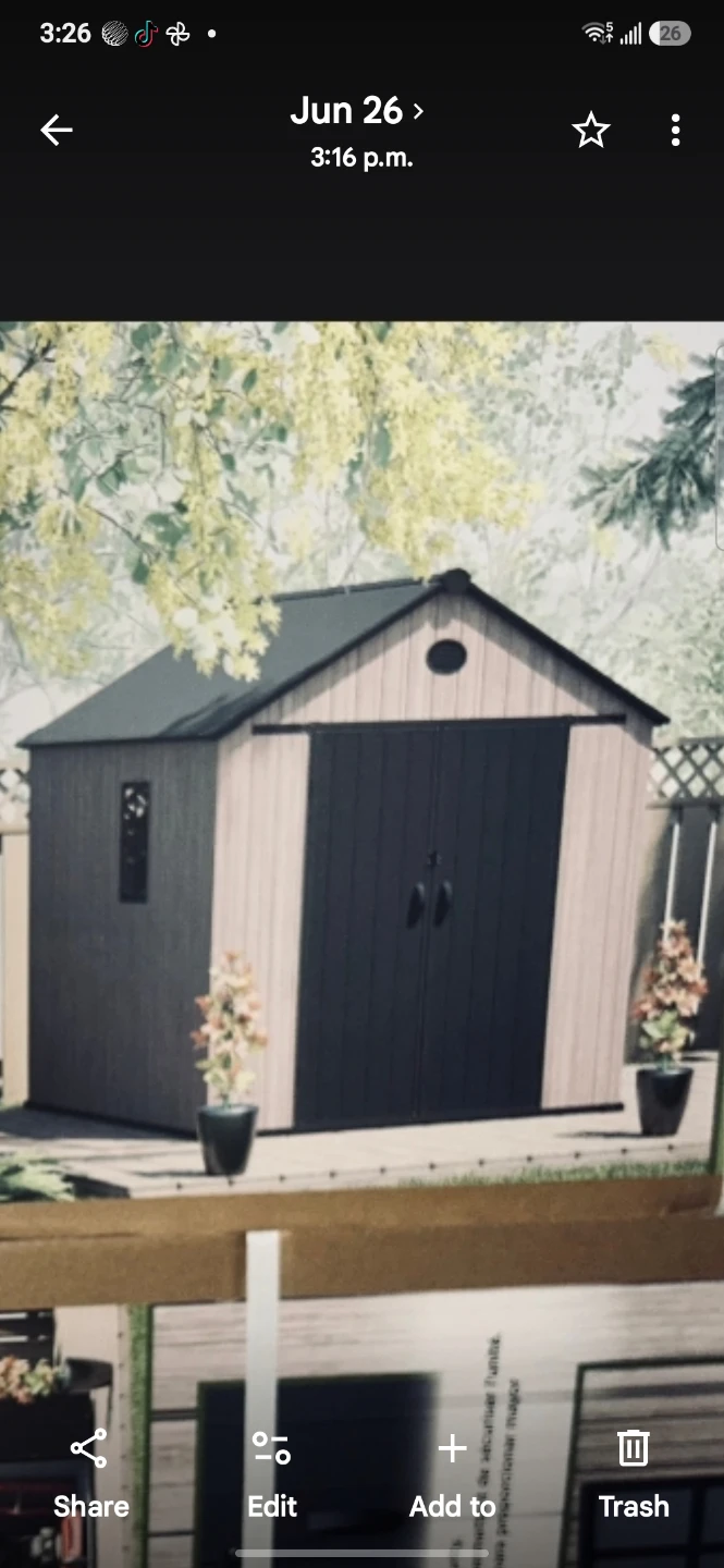 Outdoor Shed 8x10 ft