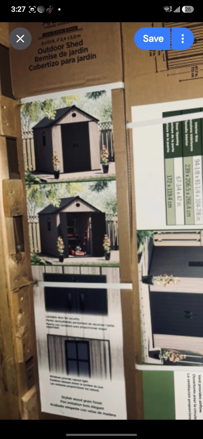 Outdoor Shed 8x10 ft - photo 4