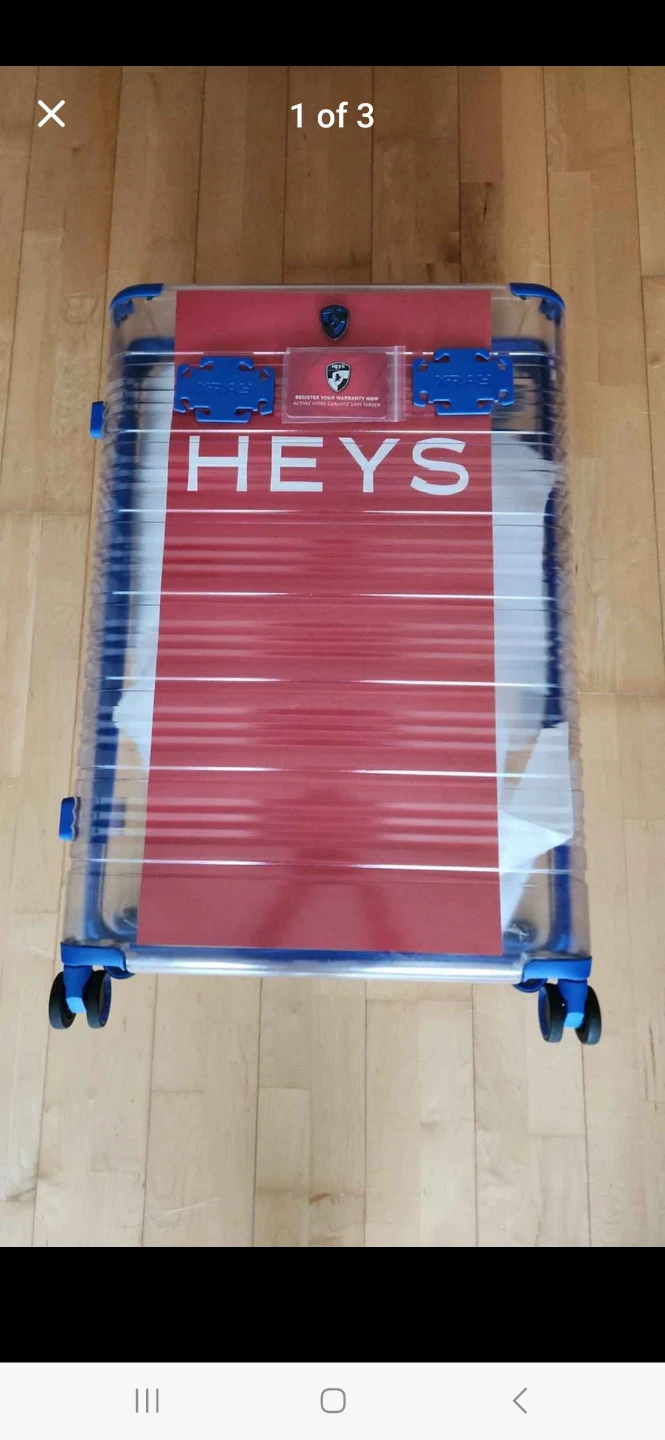 HEYS X-Ray Blue Large 30" Spinner Luggage, Suitcase (Brand New) - photo 2